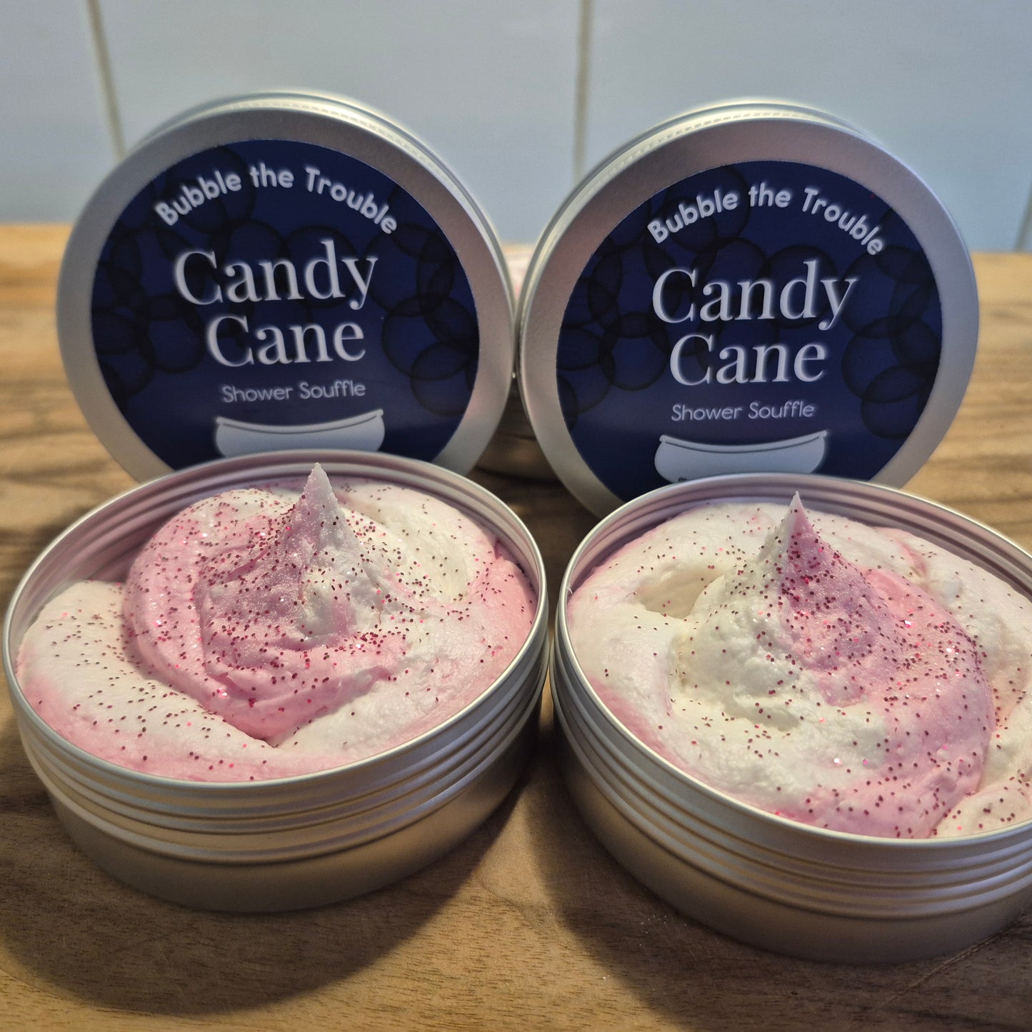 Shower Souffle- Candy Cane