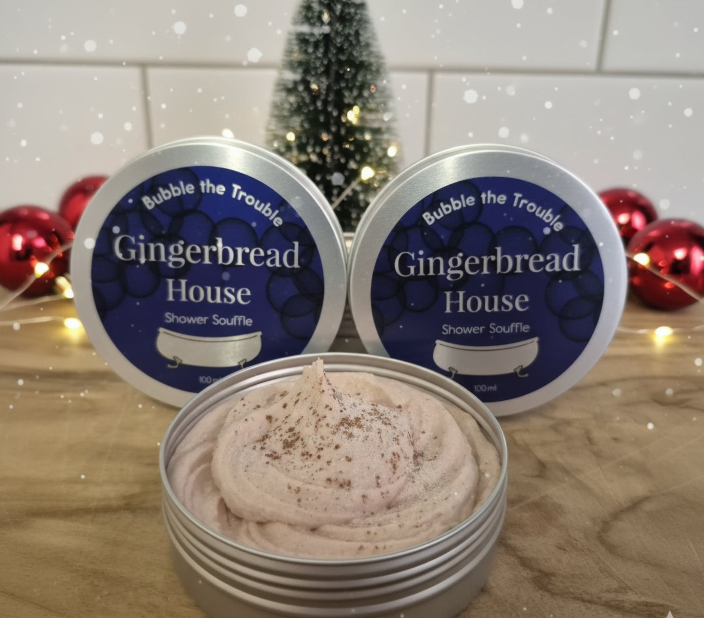 Shower Souffle - Gingerbread House