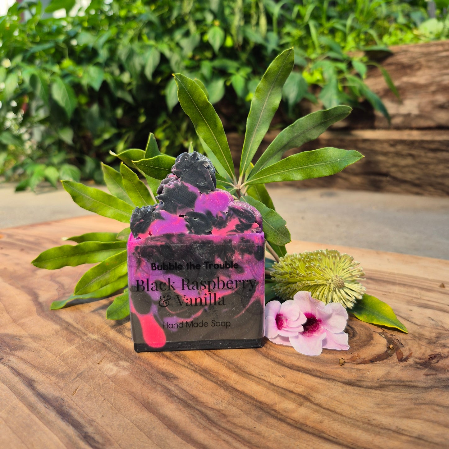 Large Soap Bar - Black Raspberry and Vanilla