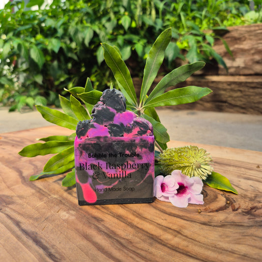 Large Soap Bar - Black Raspberry and Vanilla