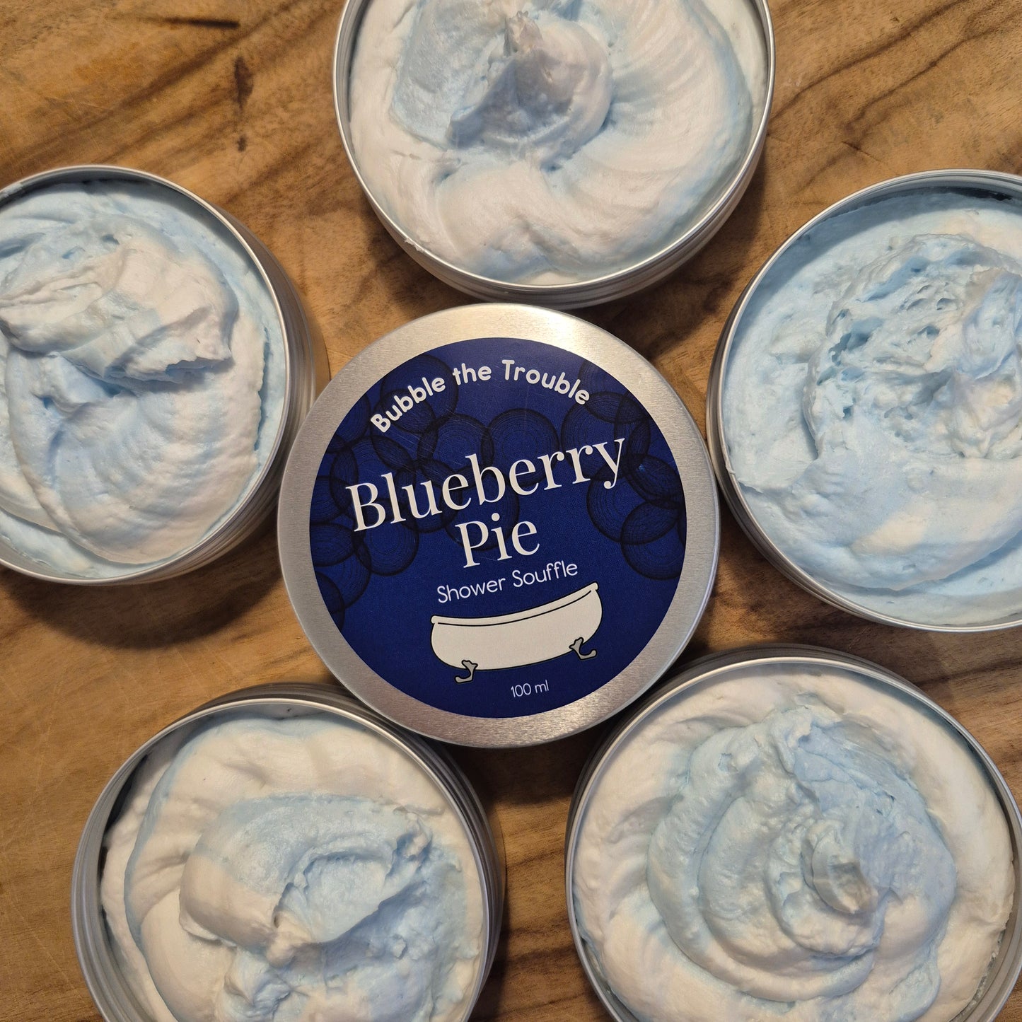 Shower Souffle - Blueberry Pie