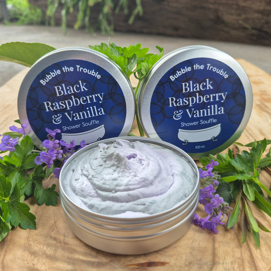 Shower Souffle- Black Raspberry & Vanilla