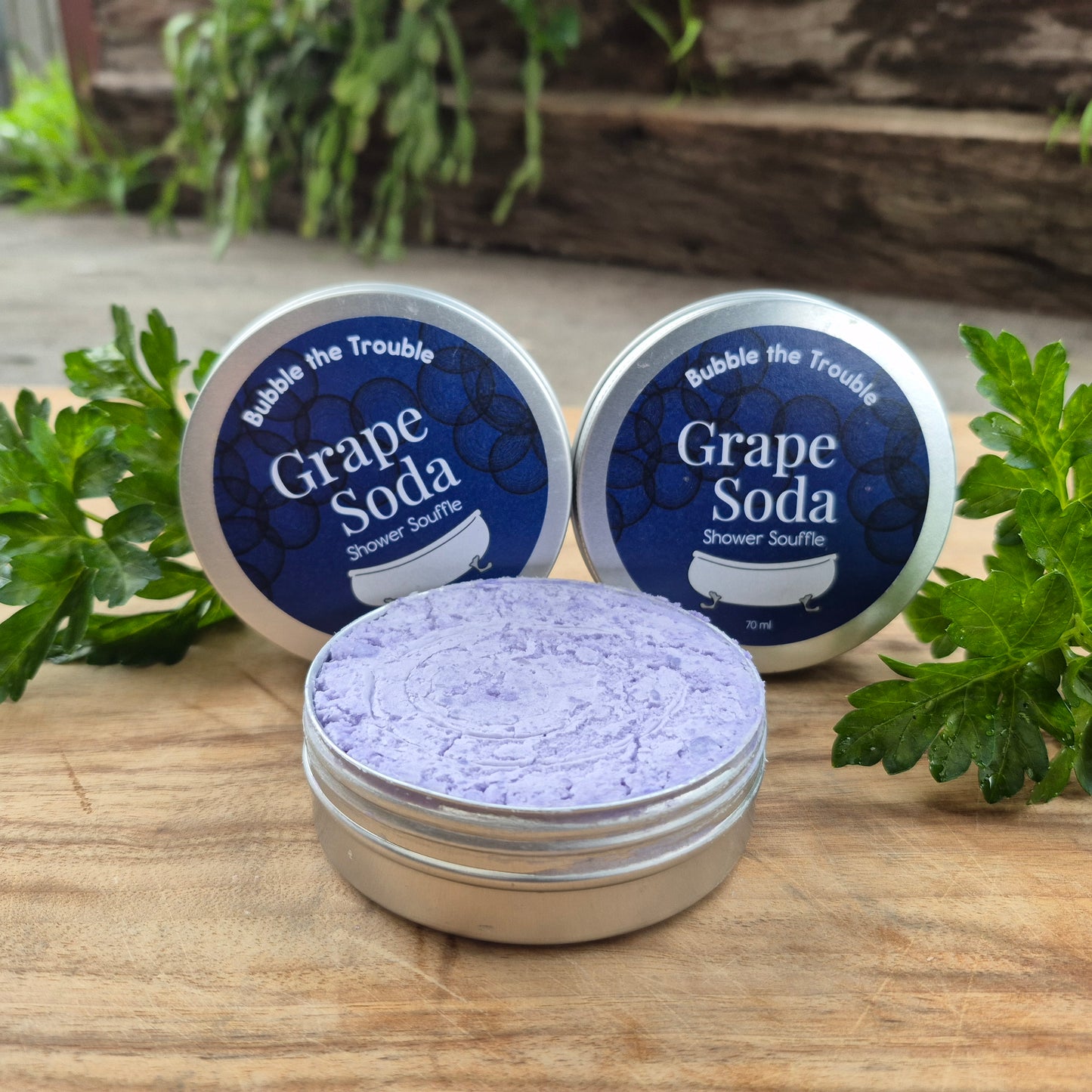 Small 70 gram Shower Souffle - Grape Soda