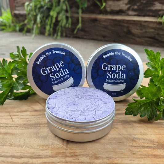 Small 70 gram Shower Souffle - Grape Soda