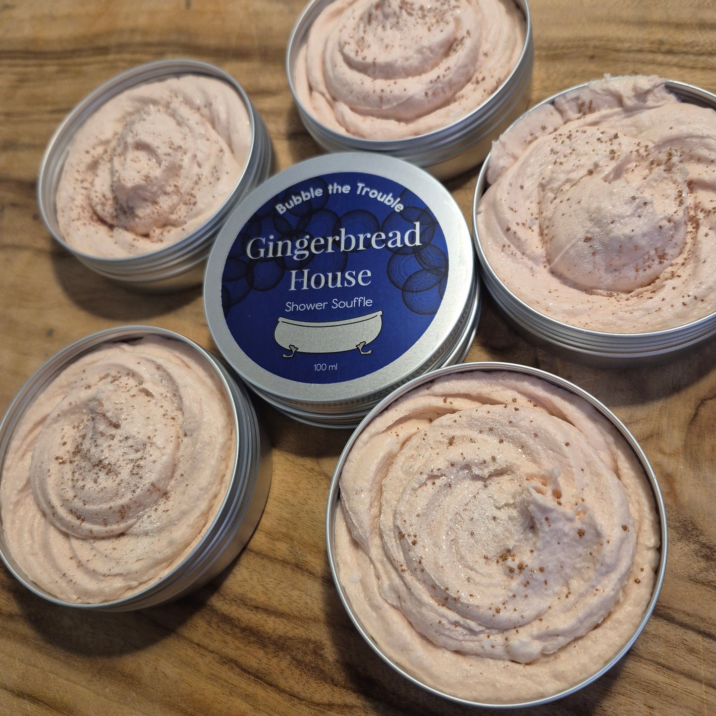 Shower Souffle - Gingerbread House